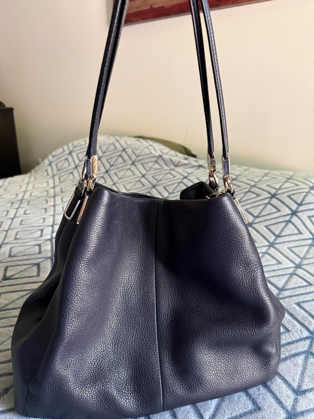 Coach Navy Phoebe Madison Bag